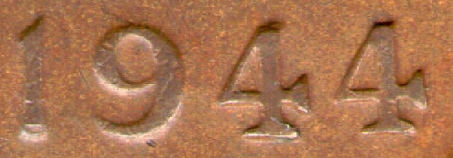 1944-Penny--Feet-Of-4-Variety.?